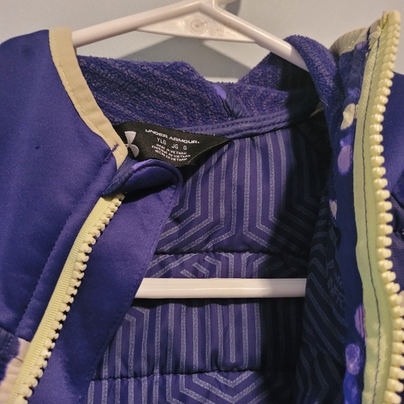 Under Armour Girls City Lights size Large coat - Picture 6 of 8